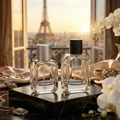 Vintage gamla parfymflaskor